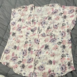 Maurices XL short sleeve Blouse